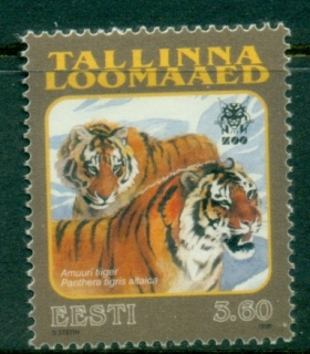 Estonia-1998-R-Zoo-Tiger-MUH