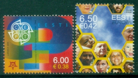 Estonia-2006-EUROPA-Stamp-The-50th-Anniversary-of-the-First-EUROPA-Stamps-MUH