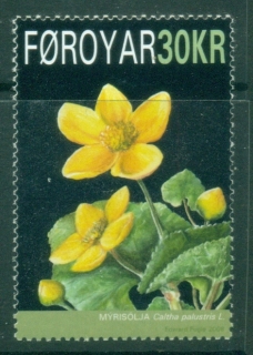 Faroe-Is-2008-National-Flower-of-the-Faroes-Marsh-Marigold-MUH