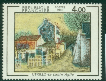 France-1983-Painting-by-Utrillo-MUH