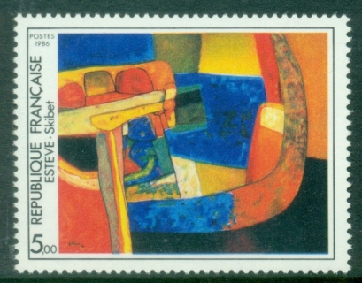 France-1986-Painting-by-Maurice-Esteve-MUH