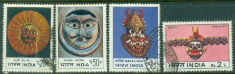 India-1974-Indian-Masks-FU