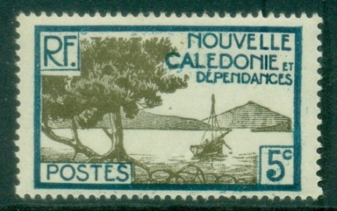 New-Caledonia-1928-Pictorial-View-5c-MUH