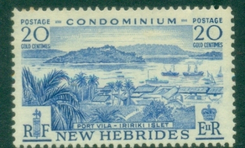 New-Hebrides-Br-1957-Views-20c-MUH