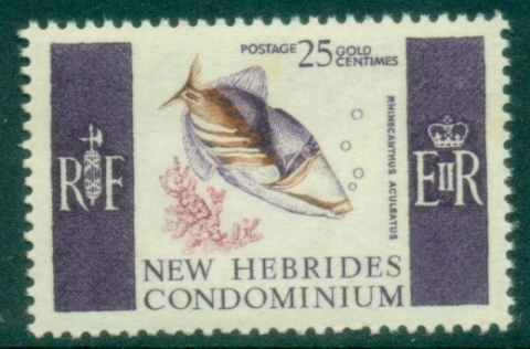 New-Hebrides-Br-1966-Local-Motifs-Fish-25c-MUH