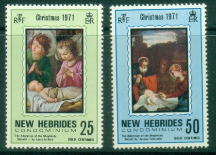 New-Hebrides-Br-1971-Xmas-MUH