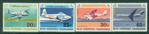 New-Hebrides-Br-1972-Aircrafts-MUH