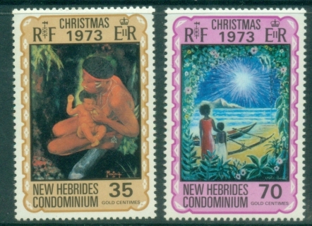 New-Hebrides-Br-1973-Xmas-Muh