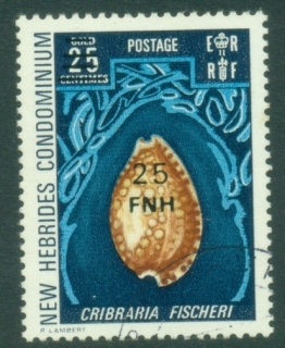 New-Hebrides-Br-1977-Pictorials-of-1972-Surcharged-25FNH-shell-FU