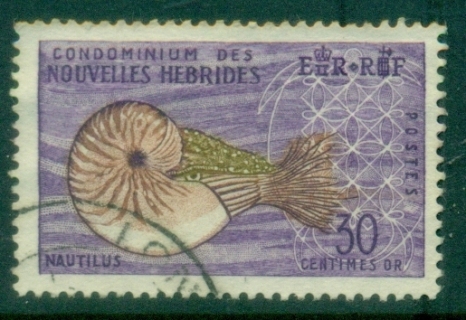 New-Hebrides-Fr-1963-Local-Flora-and-Fauna-30c-FU