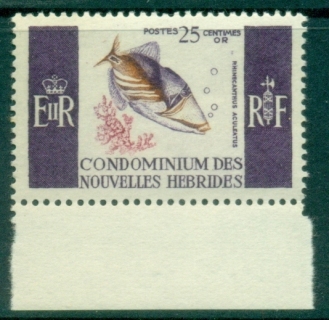 New-Hebrides-Fr-1966-Local-Motifs-Fish-25c-MUH
