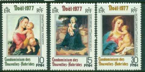 New-Hebrides-Fr-1977-Xmas-MUH