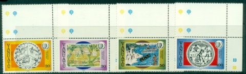 Vanuatu-1985-International-Youth-Year-Childrens-Paintings-MUH