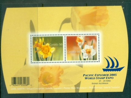 Canada-2005-Daffodils-Flowers-MS-MUH