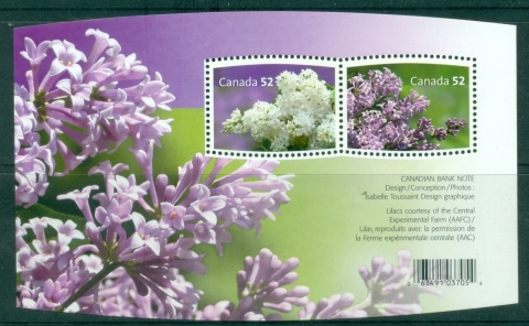 Canada-2007-Flowers-Lilacs-MS-MUH