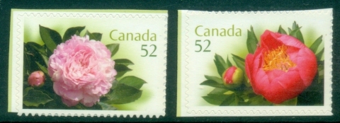 Canada-2007-Flowers-Peonies-PS-MUH