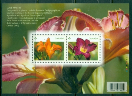 Canada-2012-Flowers-Daylilies-MS-MUH
