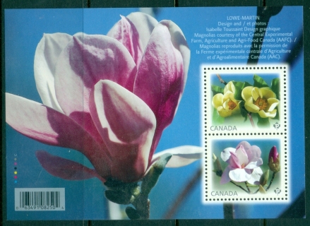Canada-2013-Flora-Magnolias-Flowers-MS-MUH