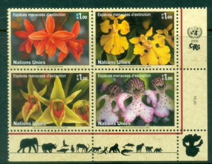 UN-Geneva-2001-Endangered-Species-Flowers-Orchids-MUH