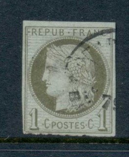 French Colonies 1872-77 Ceres 1c