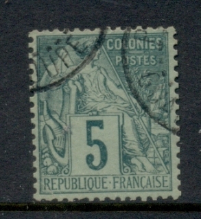French Colonies 1881-86 Commerce 5c