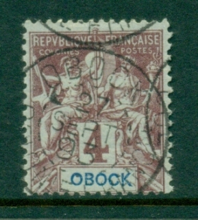 Obock 1892 Navigation & Commerce 4c