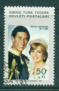 Cyprus (tr)1981 Royal Wedding Charles & Diana