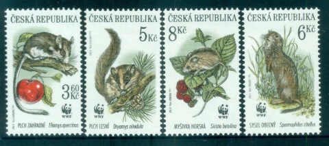 Czech Republic 1996 WWF Czech Rodents