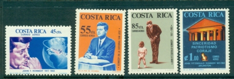 Costa-Rica-1965-Kennedy-MUH-lot35416