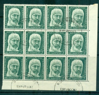 AAT-1961-Mawson-Expedition-Anniv-FDI-Blk-12-FU-lot66362