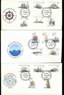 AAT-1982-Ships-Davis-Set-FDC-Lot13836