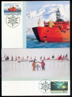 AAT-1991-Antarctic-Treaty-2xMaxicards