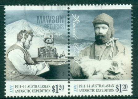 AAT-2013-The-100th-Anniversary-of-the-Australasian-Antarctic-Expedition-1.-pair-FU