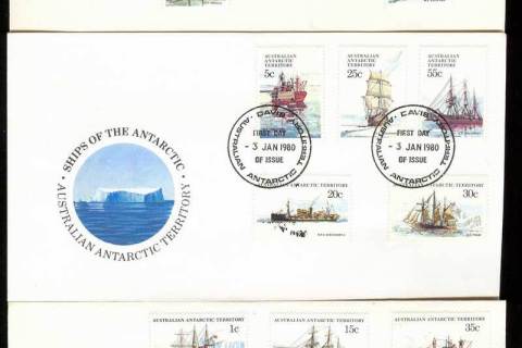 AAT-1982-Ships-Davis-Set-FDC-Lot13836