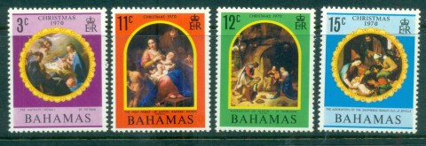 Bahamas-1970-Xmas-Paintings-MUH