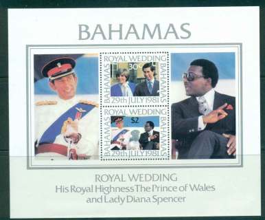 Bahamas-1981 Royal Wedding Charles & Diana