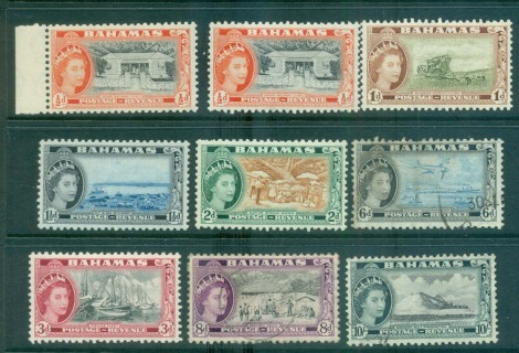 Bahamas-1950s-on-Assorted-oddments-to-10-MLH-FU-Lot55207