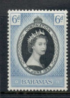 Bahamas-1953-QEII-Coronation-MLH