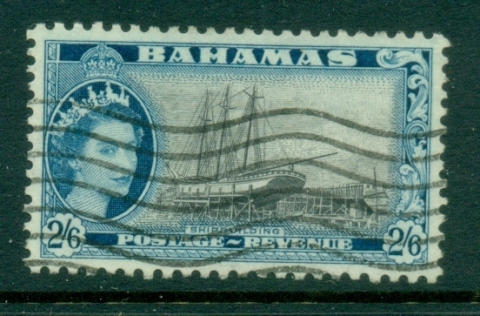 Bahamas-1954-QEII-Pictorial-2-6d-FU_1