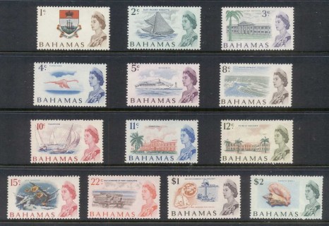 Bahamas-1967-QEII-Decimal-Pictorials-Asst-to-2-13-15