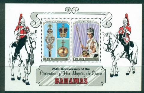 Bahamas-1978-QEII-Coronation-25th-AnniversaryMS-MUH-Lot30160