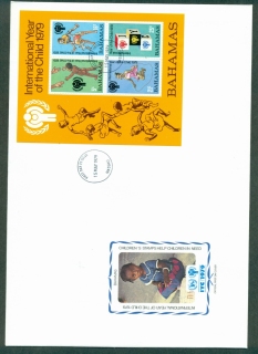 Bahamas-1979-IYC-International-Year-of-the-Child-MS-FDC-lot32137