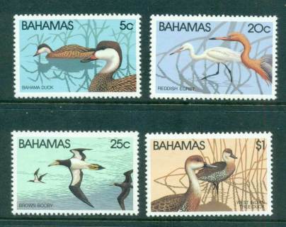 Bahamas-1981-Water-Fowl-Birds-Str-5-MUH-lot55079