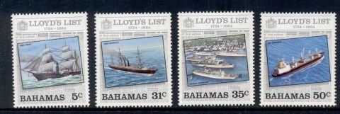 Bahamas-1984-Lloyds-List-250th-Anniversary-Ships-MUH