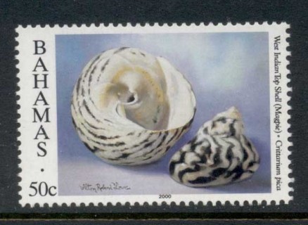 Bahamas-1996-Shells-dated-2000-50c-MUH