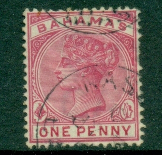 Bahamas-1884-90-QV-Portrait-1d-rose