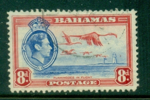 Bahamas-1938-46-KGVI-Pictorial-8d-Flamingo