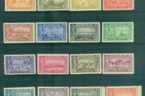 Bahamas-1948-KGVI-Pictorials-Tercentenary-of-Settlement-0f-Colony