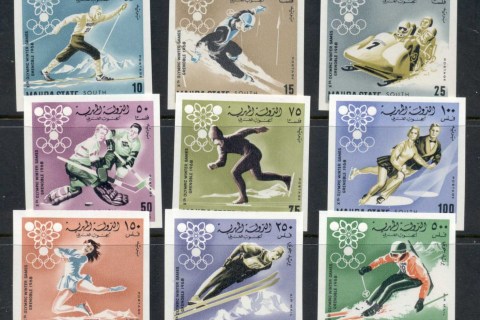 Aden-Mahra-State-1967-Mi39-47b-Winter-Olympics-Grenoble-IMPERF-MUH