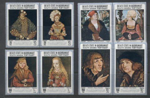 Aden-Quaiti-State-in-Hadhramaut-1967-Mi147-154-Paintings-by-Lucas-Cranach-the-Elder_1